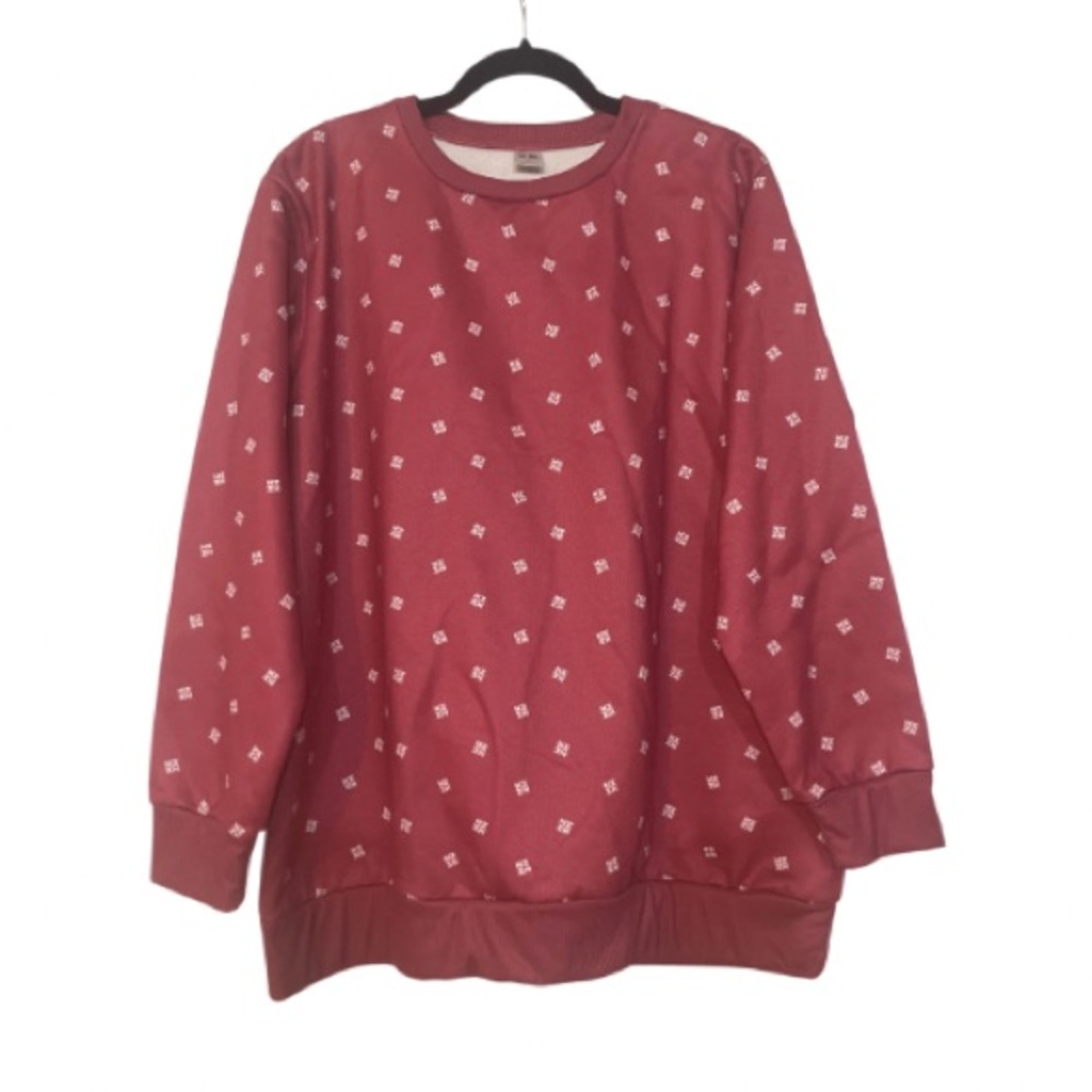 Hawaii's Finest Red Crew Neck Sweater